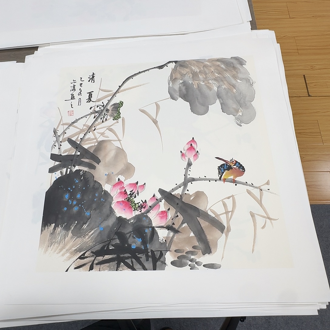 国画50*50纯手绘刘亦凌