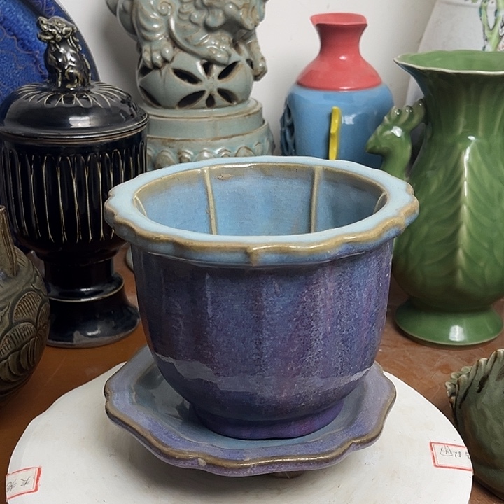 茶叶盒紫砂瓷器瓷器瓷器