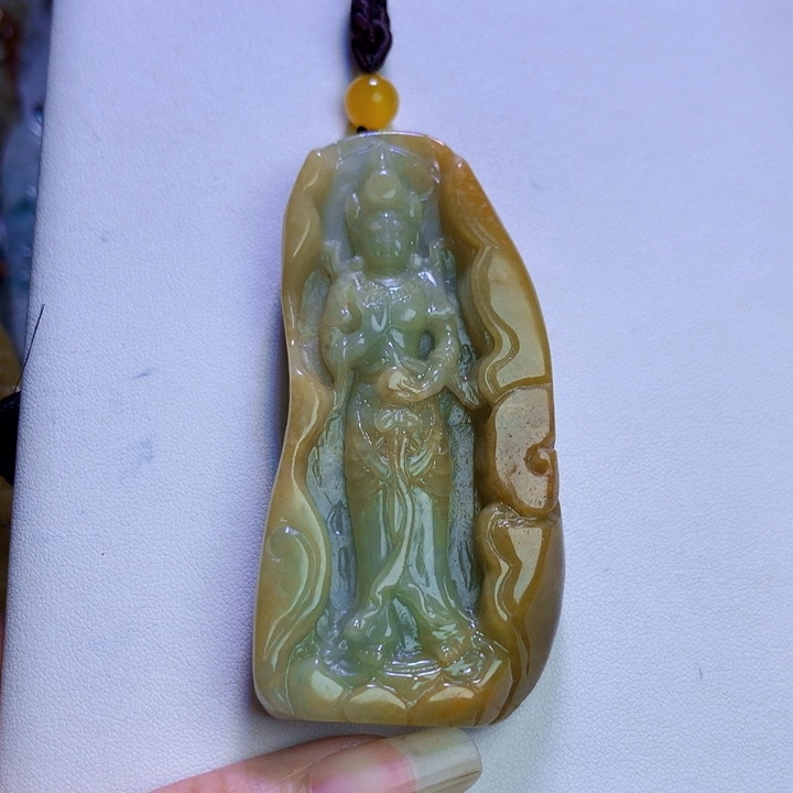 颈饰未镶嵌翡翠遇****分观音