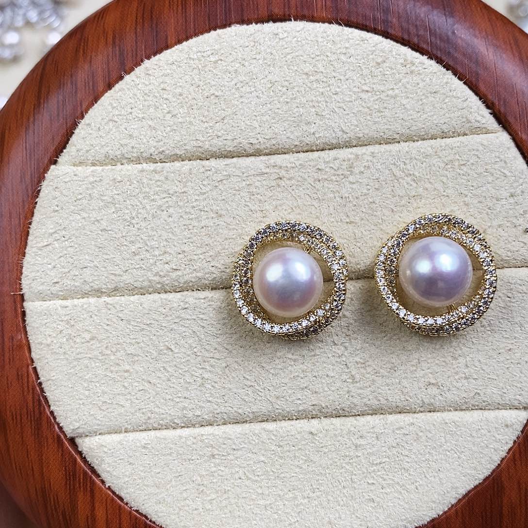 耳饰未镶嵌淡水珍珠