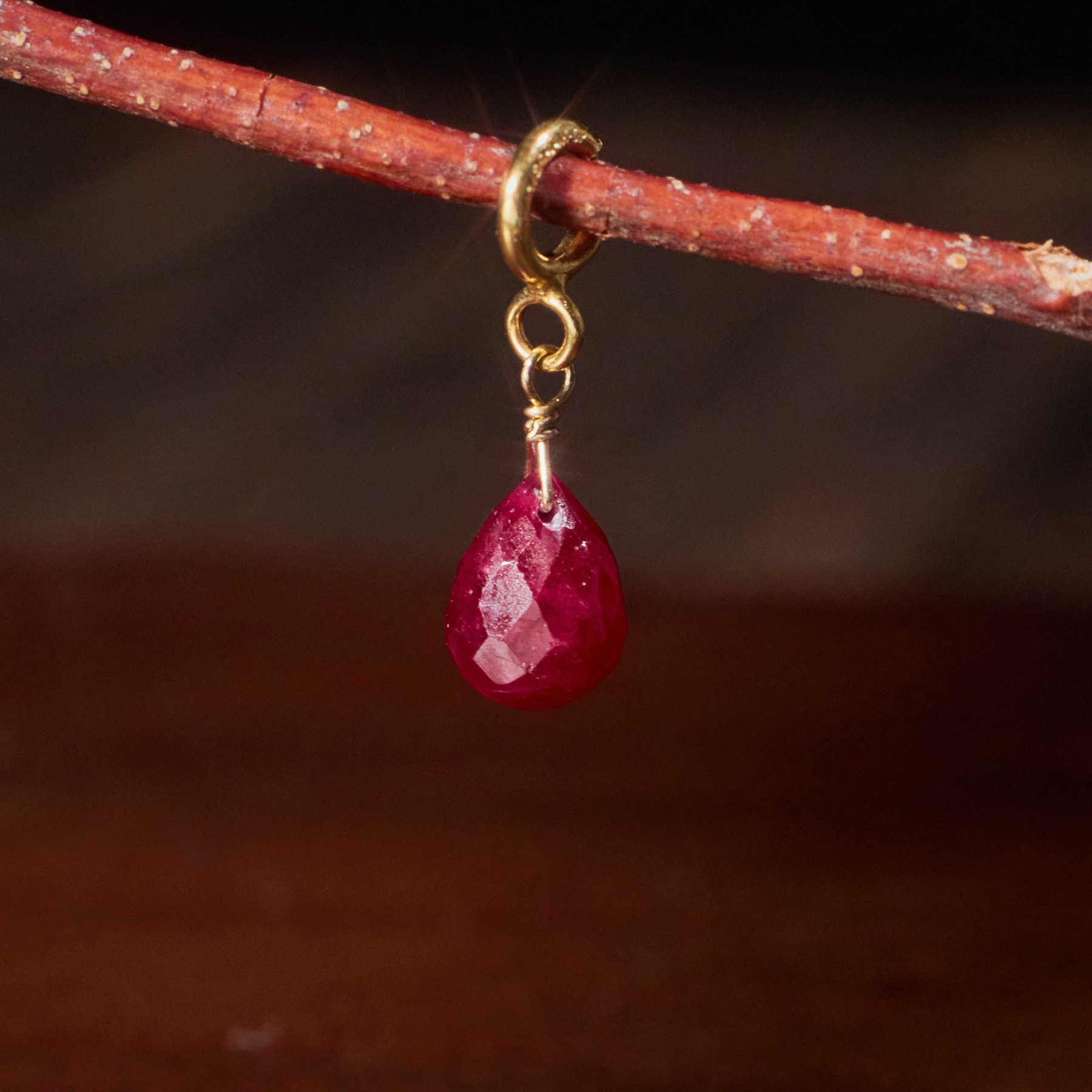 【歪歪】红宝石吊坠*W7780