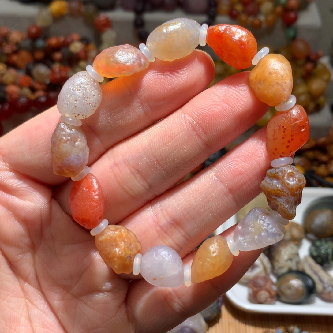 玛瑙/玉髓未镶嵌车挂