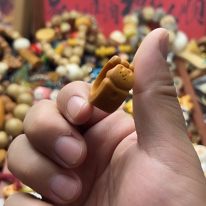 非金属檀木兔子开口跑环