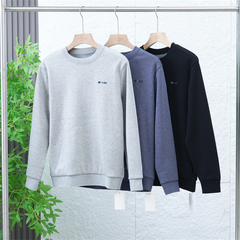 【退货补运费】秋冬男女款细腻暖绒柔软保暖圆领套头卫衣Z1980-643