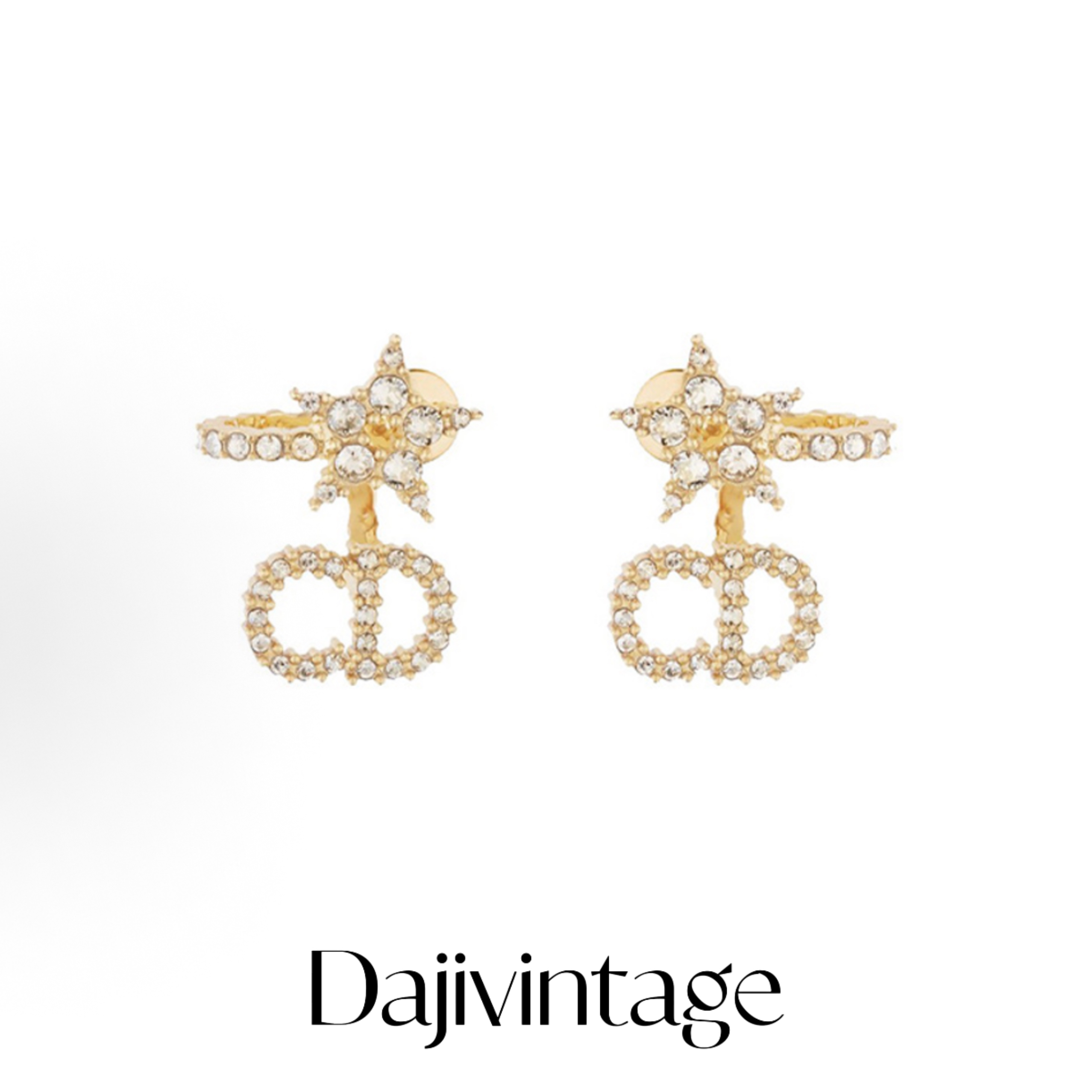 99新 DIOR/迪奥 大吉中古/Dior迪奥星星cd耳钉