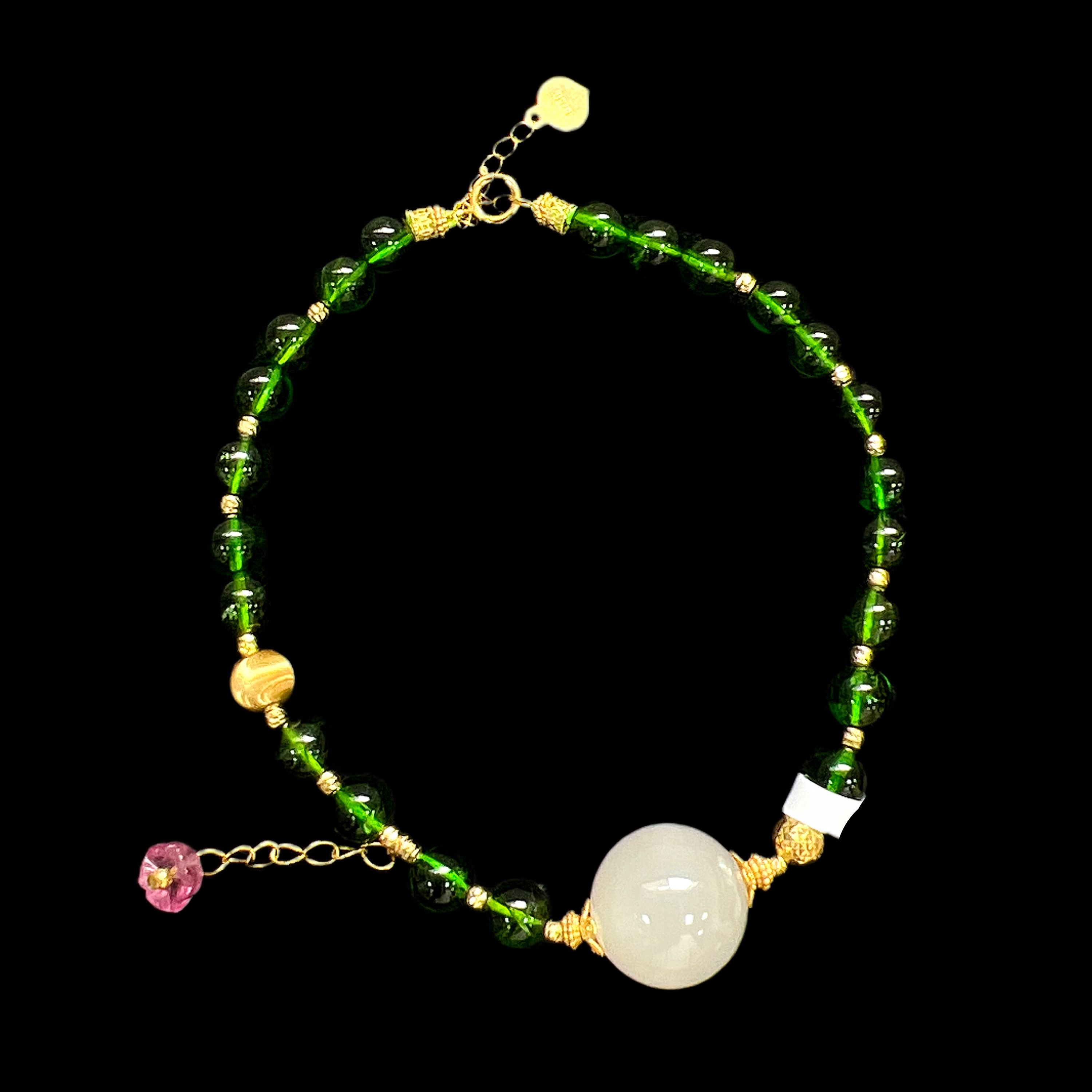 7837透辉石18k手链（多样性，发一），