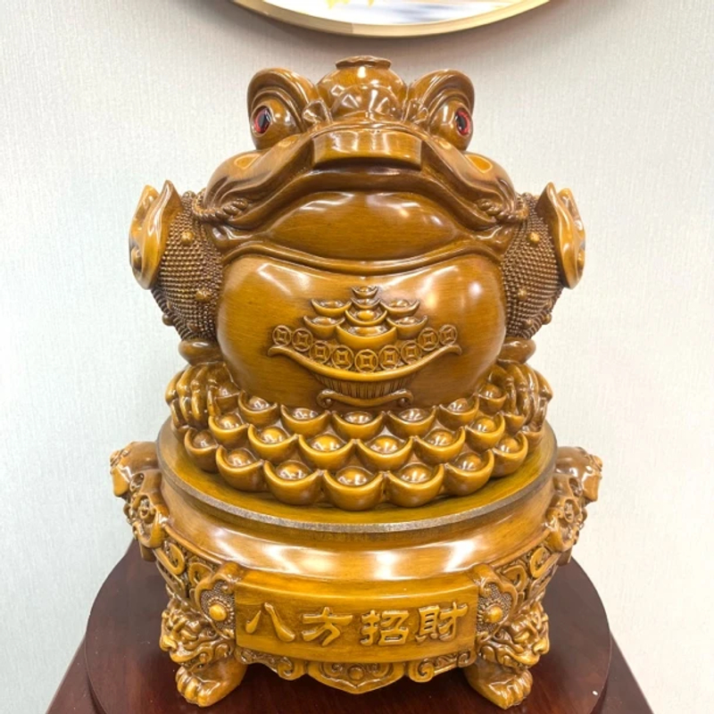 招财进宝高大金蟾摆件工艺品【直播】