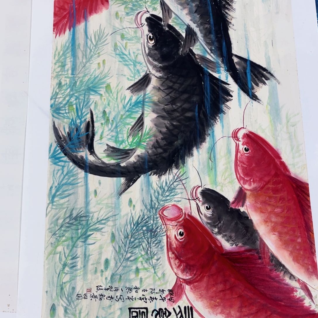 国画啊*?绘画钟老师作品140.70