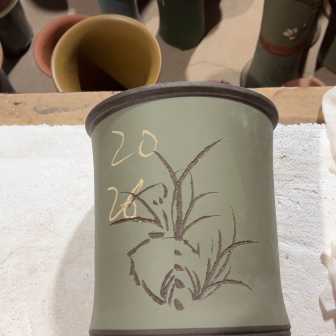 宜兴川阁紫砂花盆单个