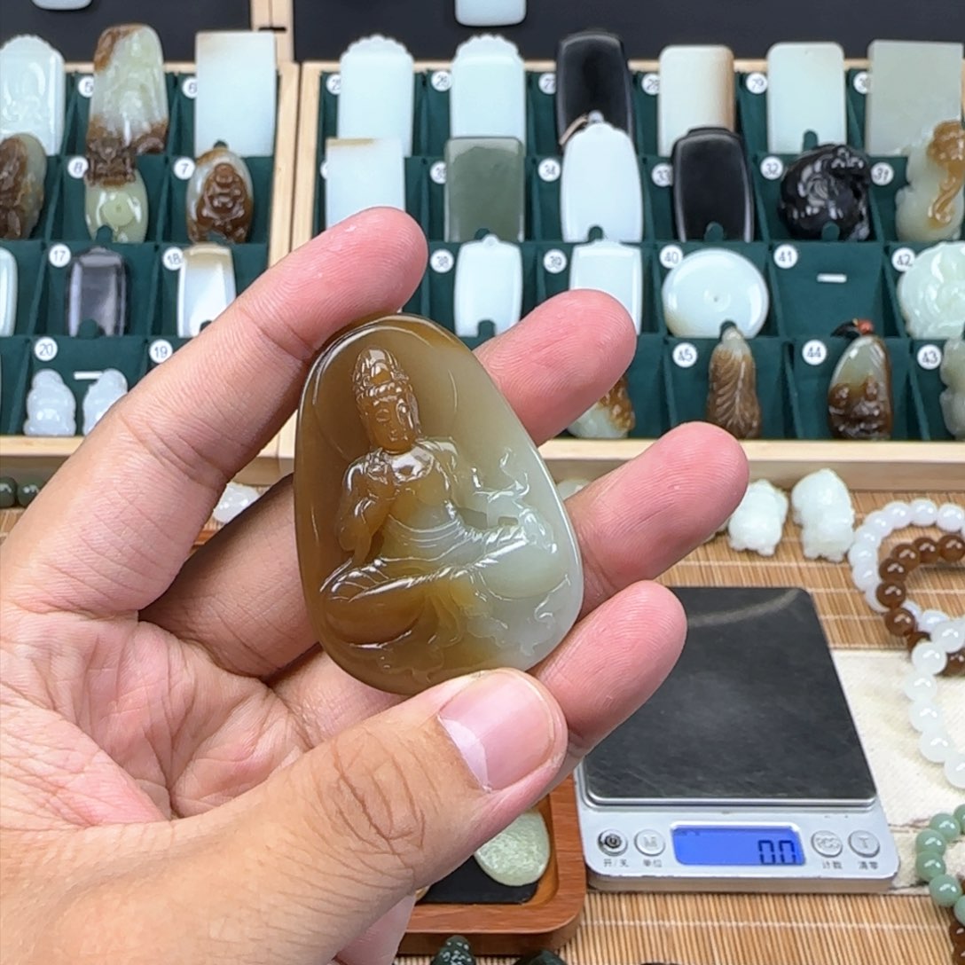 和田玉挂件未镶嵌