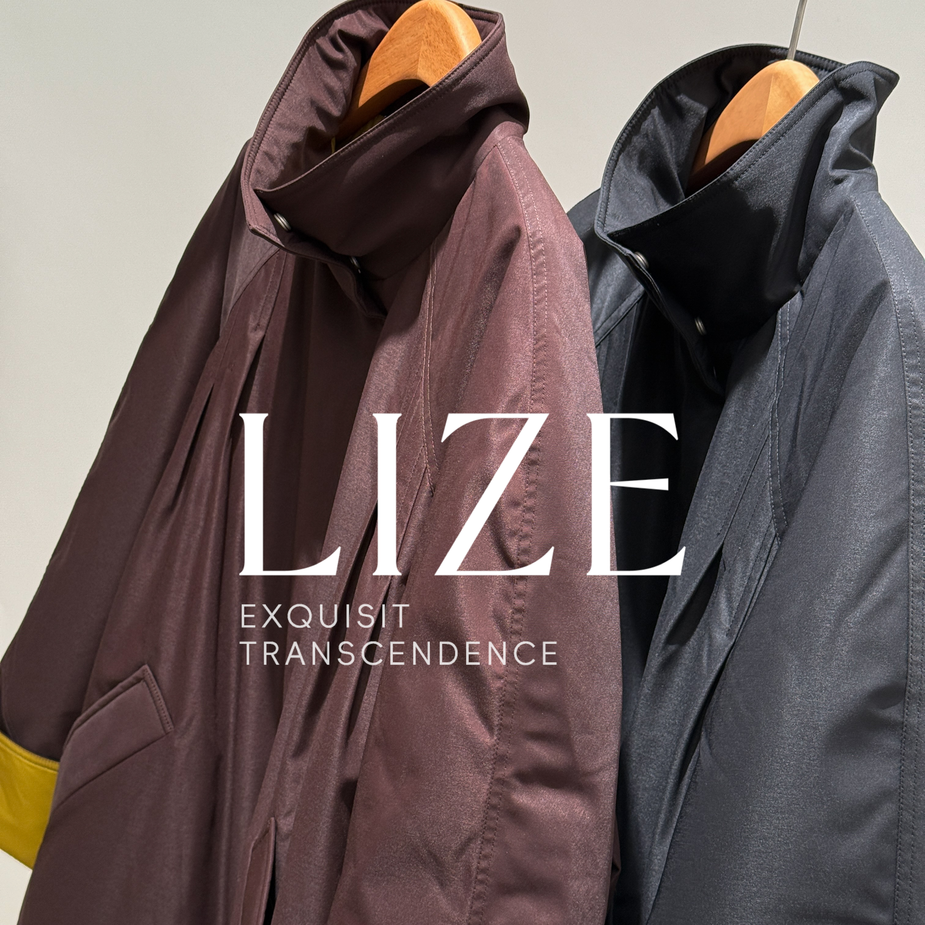 LIZE「L0734」撞色拼接立领鹅绒服