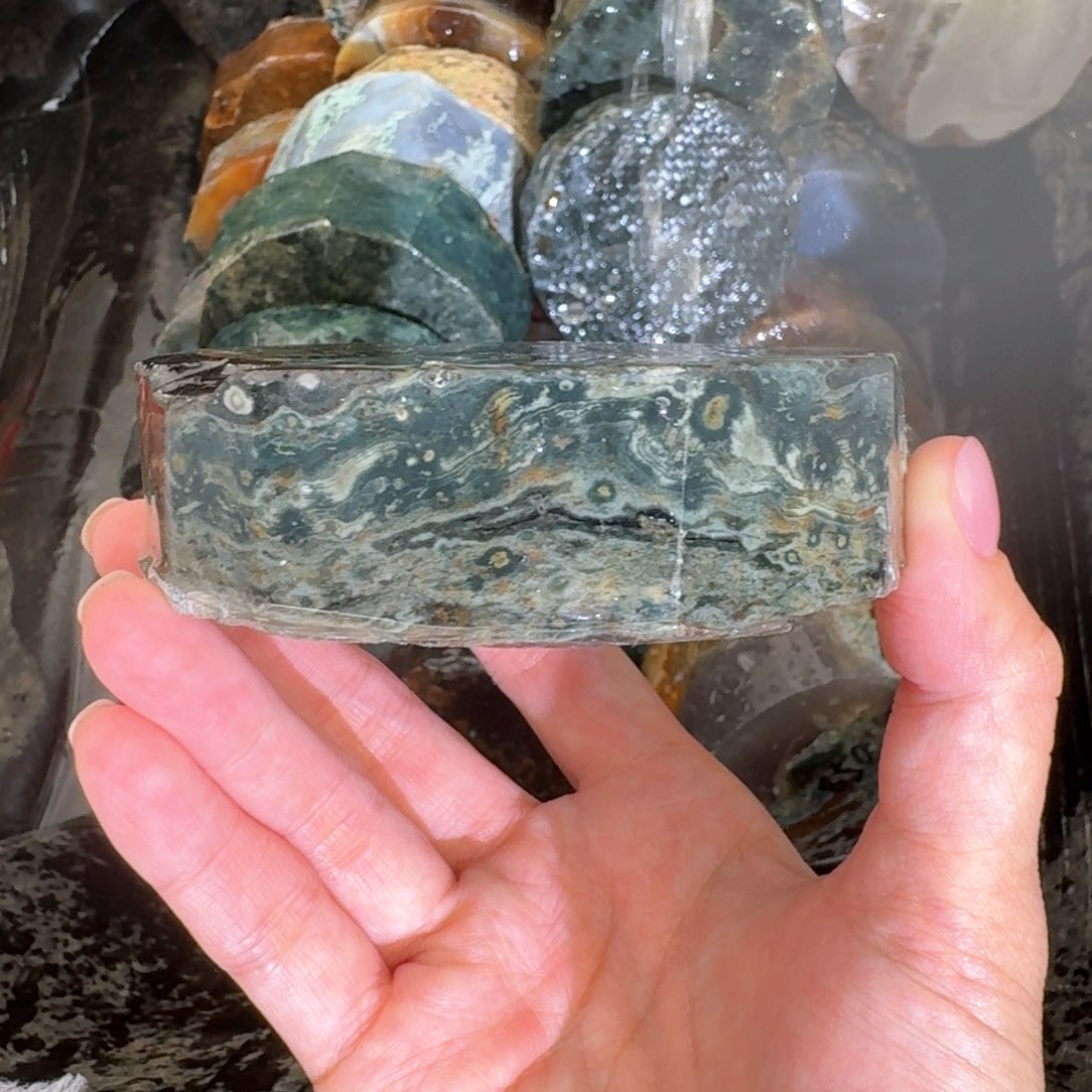 定制玛瑙海碧浪花朵朵58