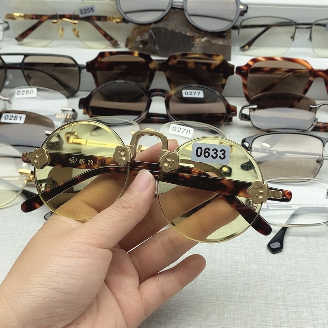 天然水晶石头眼镜