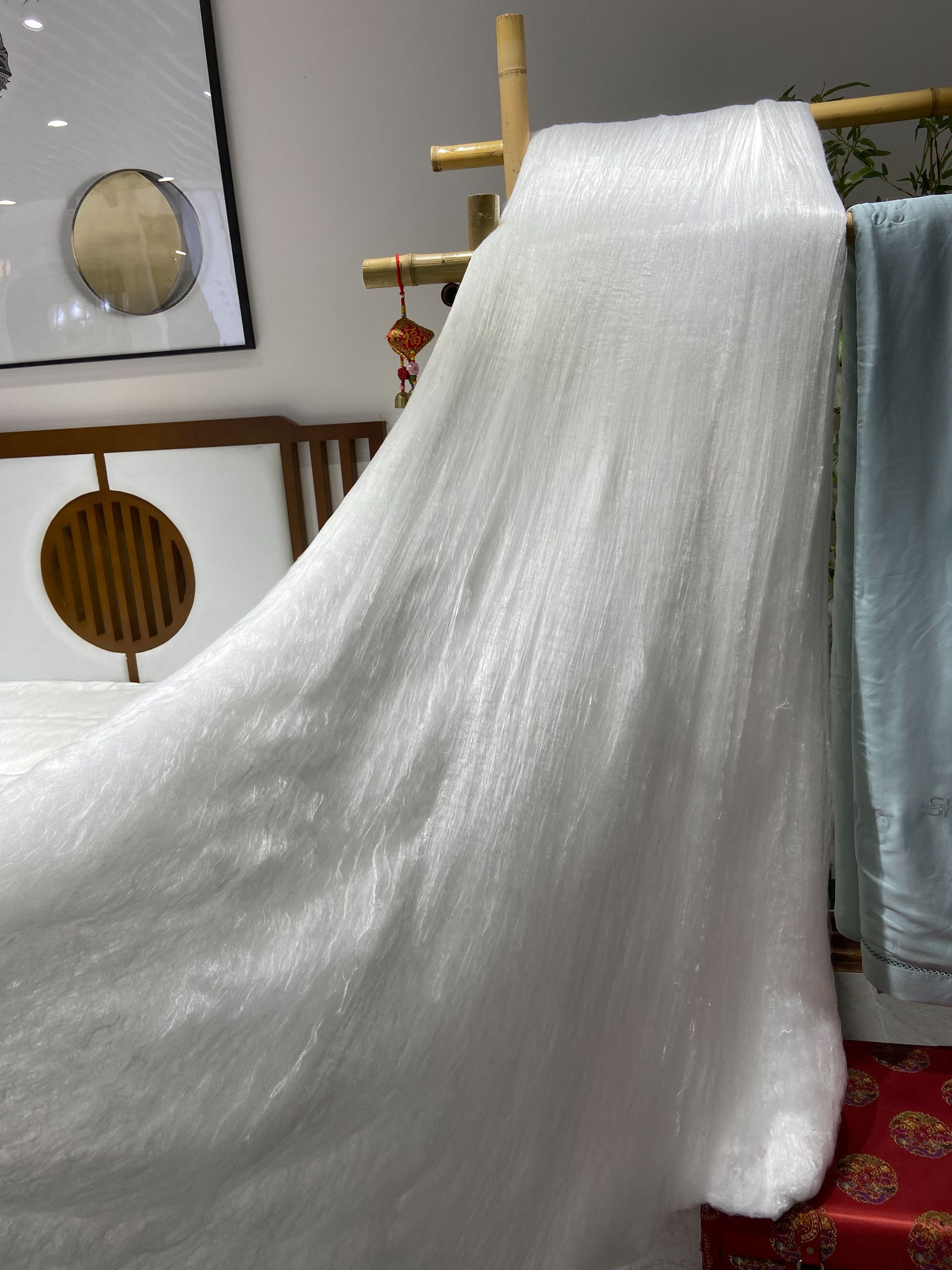 【不含被壳】手工蚕丝被胆全棉婚庆被单双人被芯
