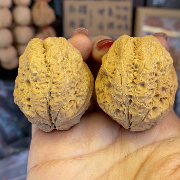 吊坠文玩核桃78蝴蝶古蝉王