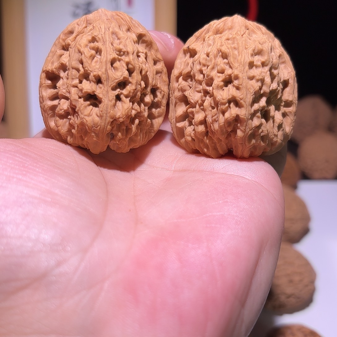 桃核把件南将高炮大克重48 g微色差40*41*43