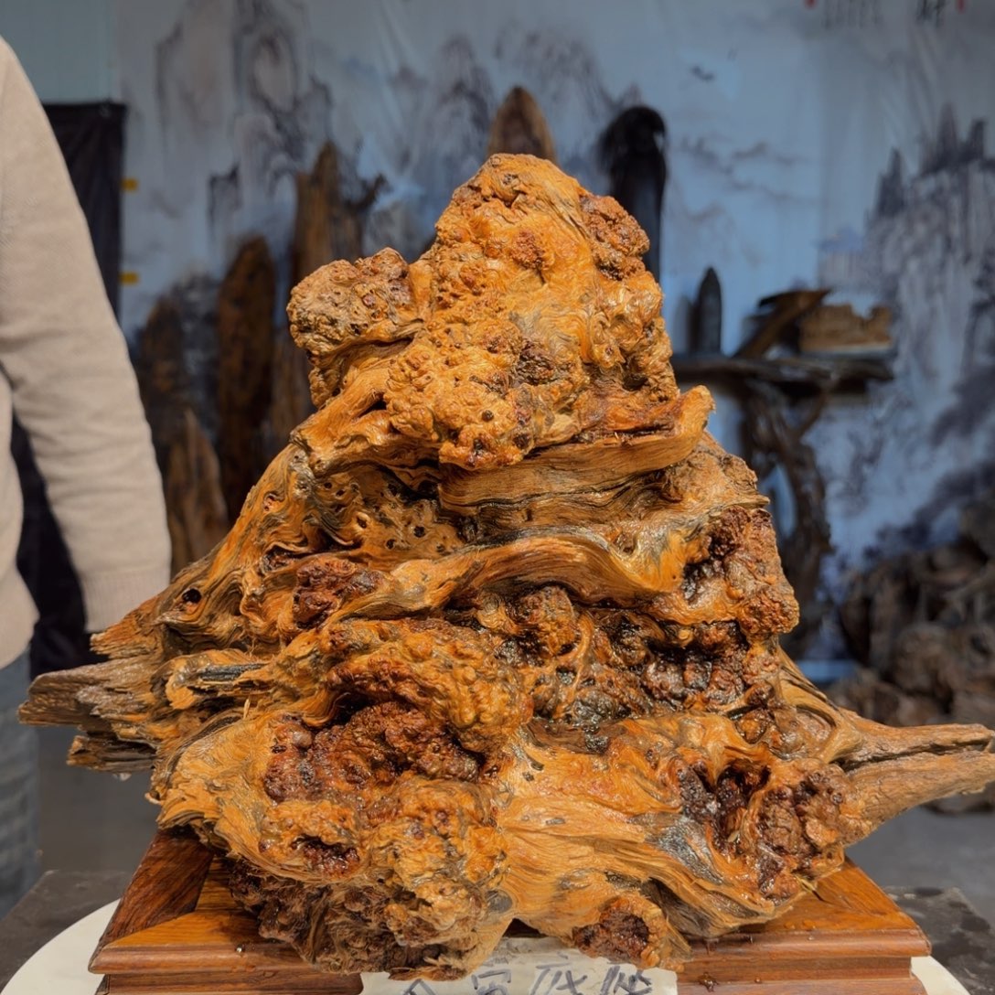 有***。木三丰琥珀木 天然摆件27