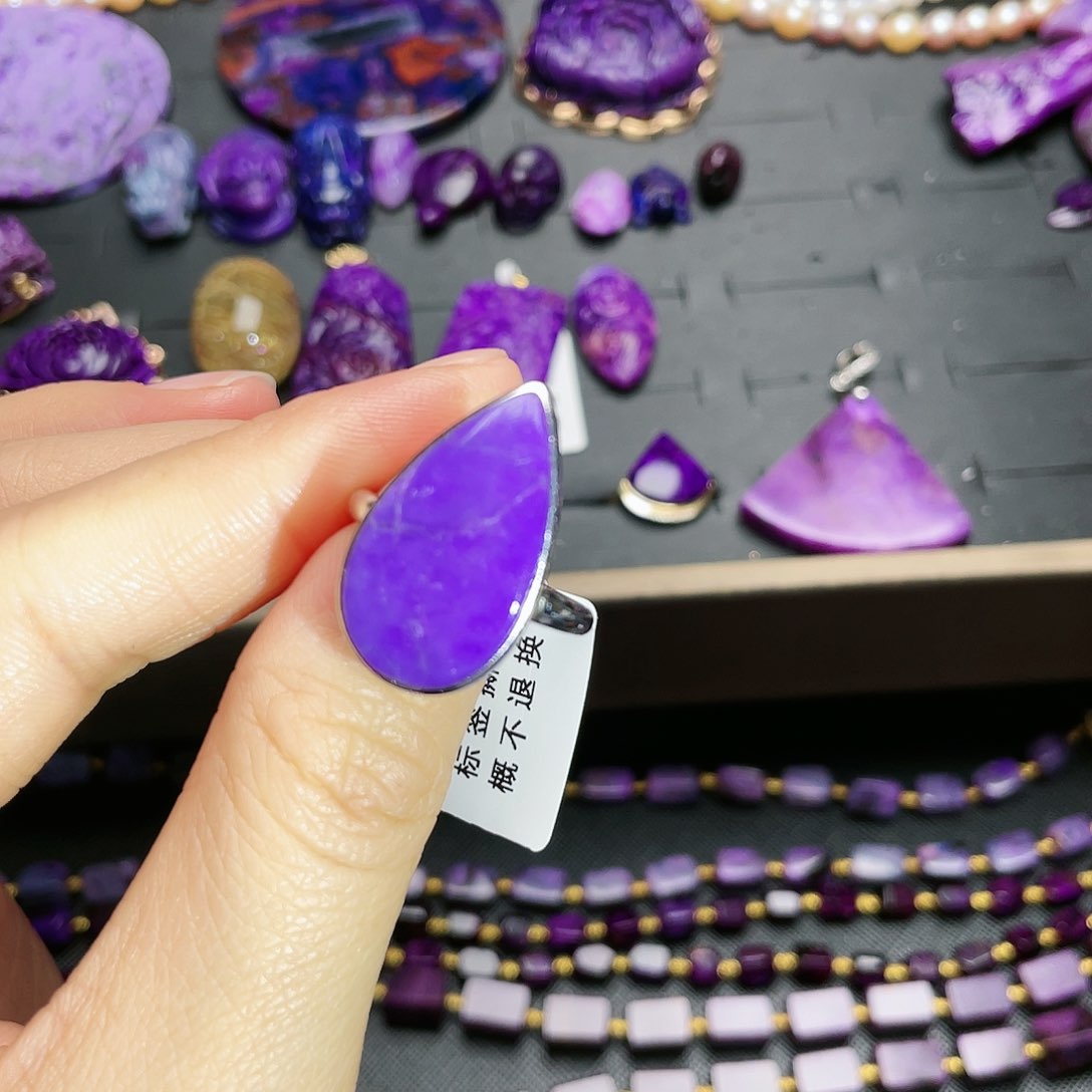 苏纪石（舒俱来）戒指银S925镶嵌