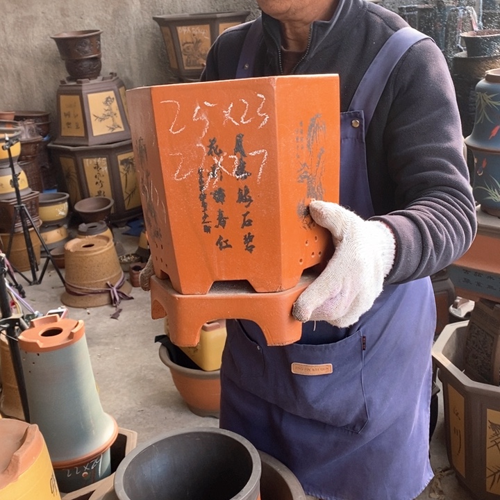 紫砂花盆紫砂花盆