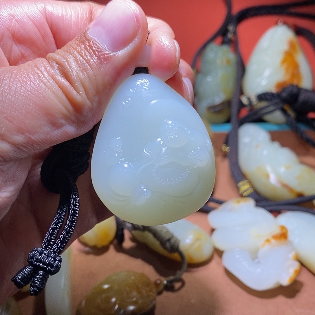 未镶嵌和田玉挂件张****9