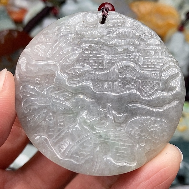 颈饰未镶嵌翡翠翡翠