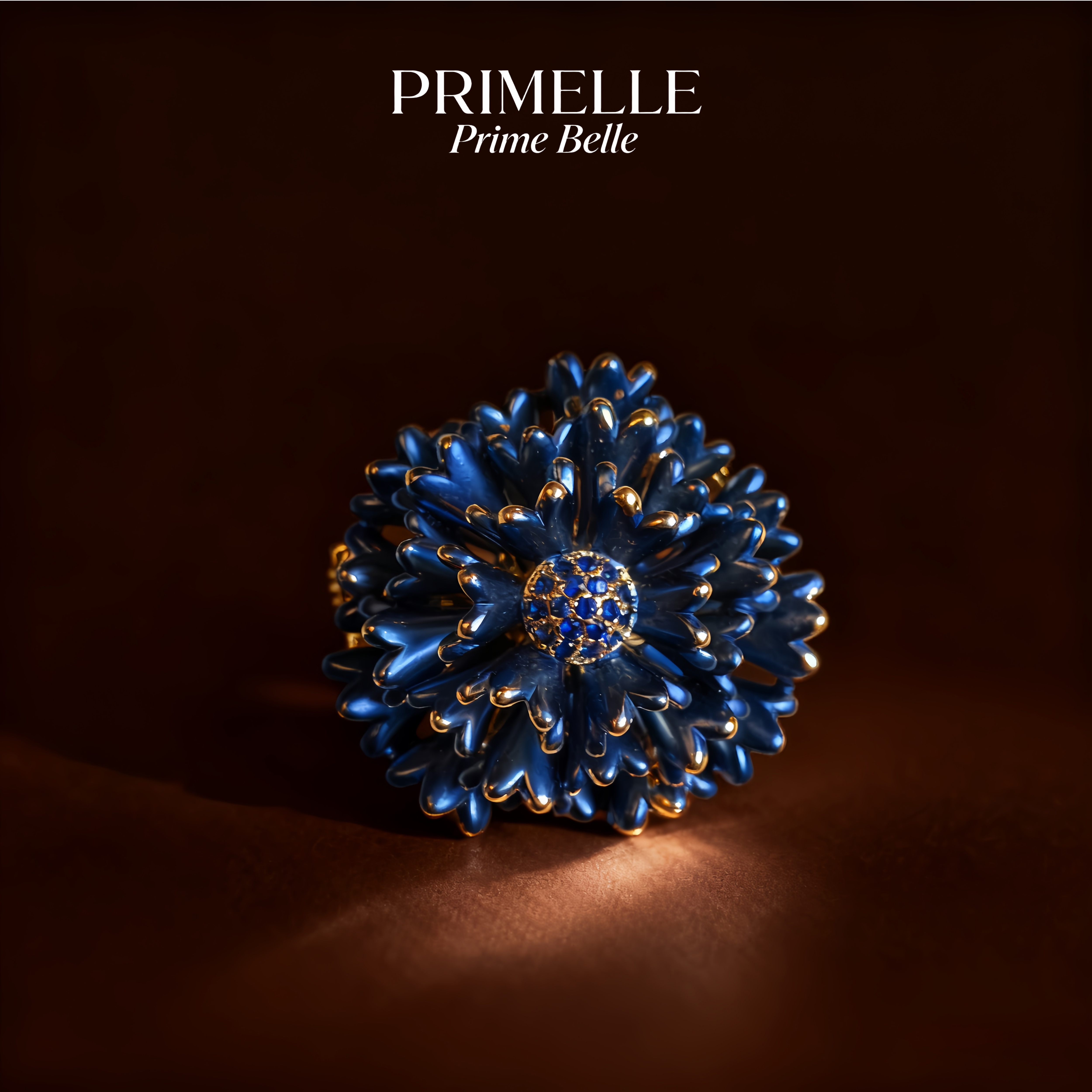 铜胸针 初雅PIN-简约系列【深蓝珊瑚】设计师款男士胸针