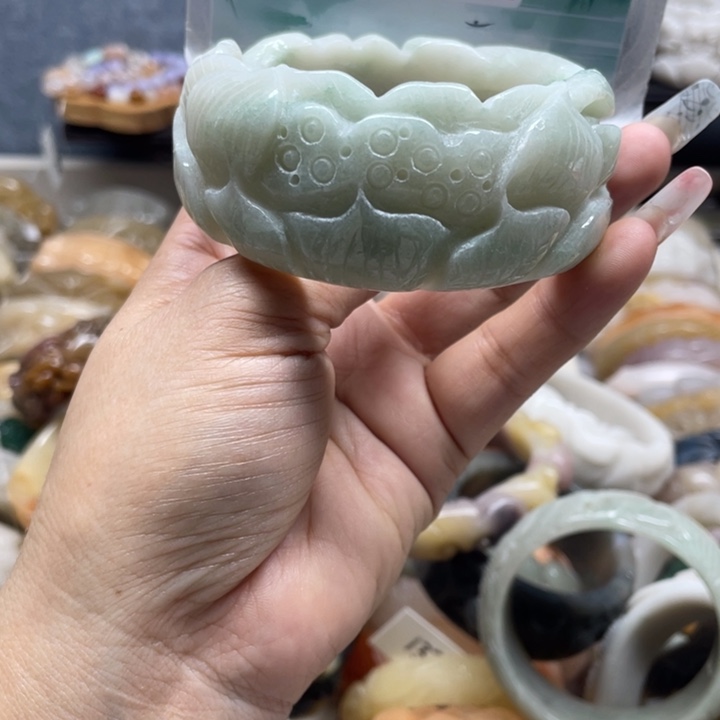 石英岩玉合金手镯
