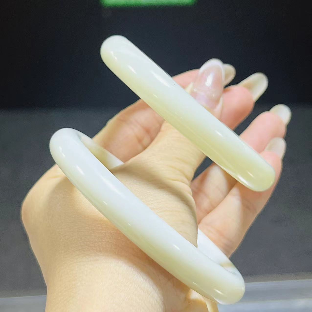 【胖】和田玉手镯多样性发其一@k