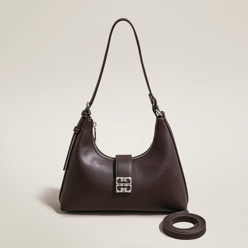 【LULU】SK-93123-咖啡RAIN.CUN气质时尚百搭简约斜跨轻奢女包