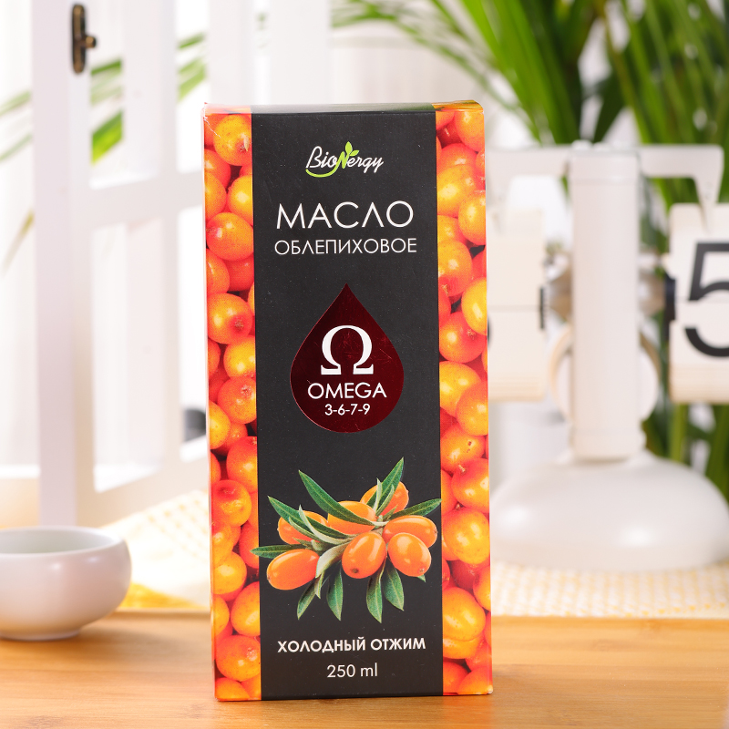 俄罗斯原装进口沙棘油OMEGA3-6-7-9浓缩纯果油250毫升/盒