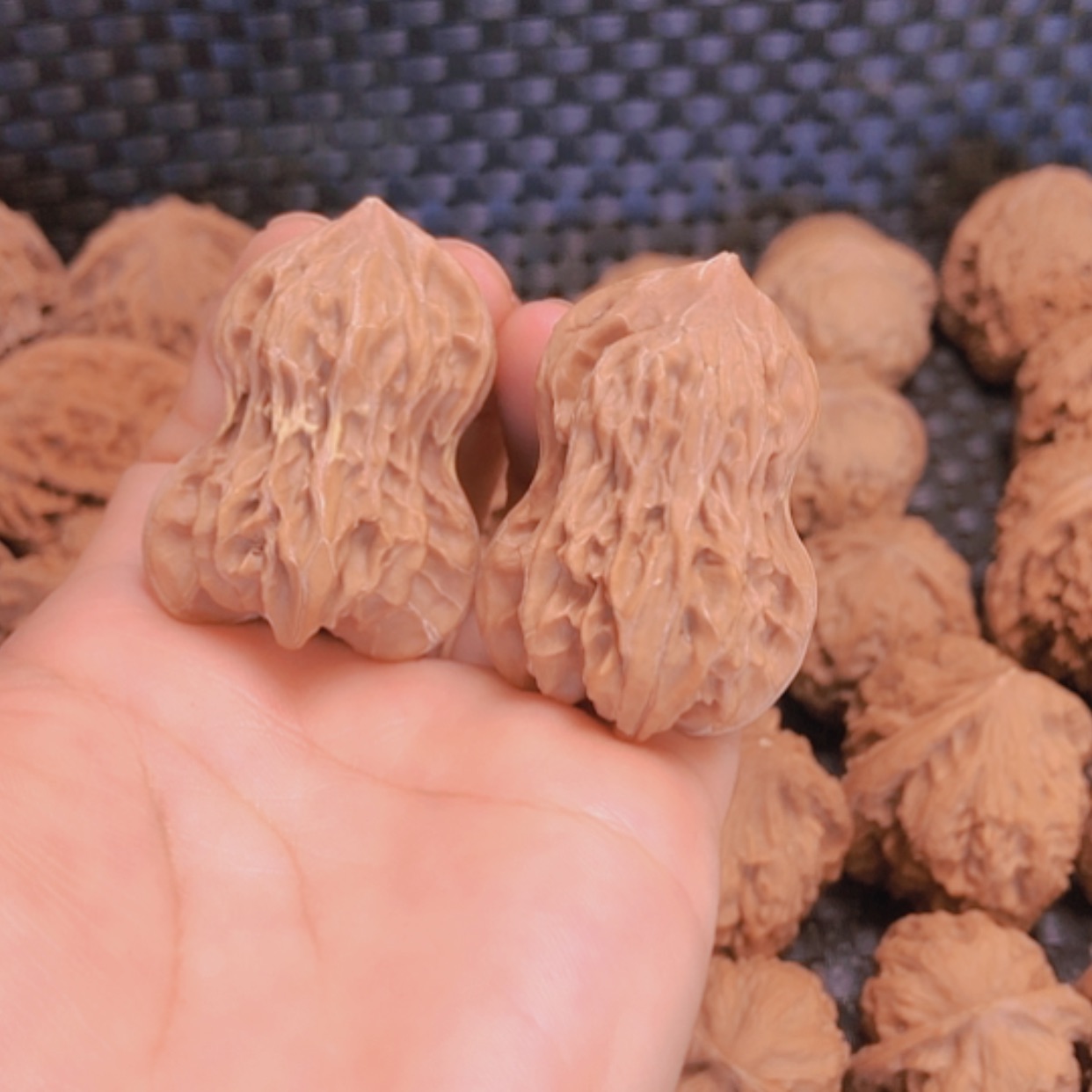 【闪购商品】摆件核桃新果盘山葫芦有修