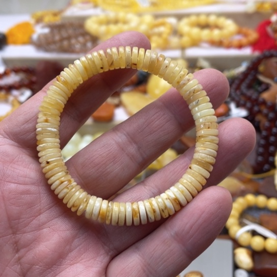 蜜蜡手串未镶嵌手串