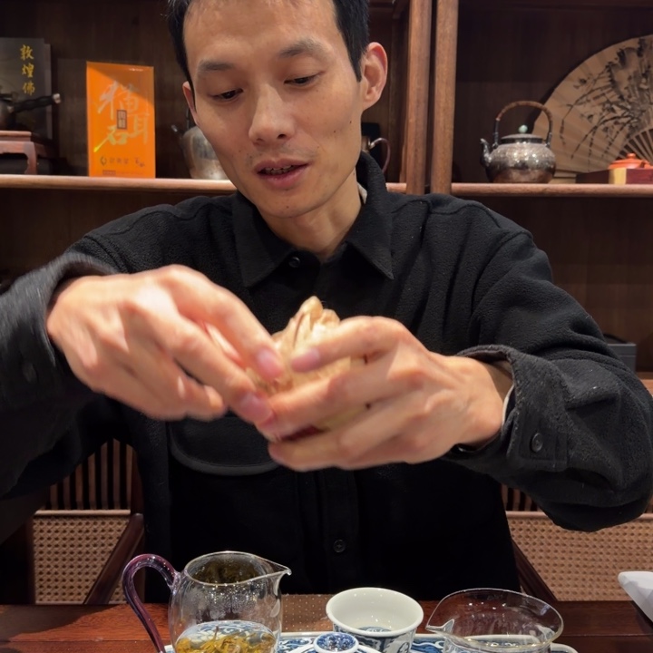 熟茶的味道很好闻哦我