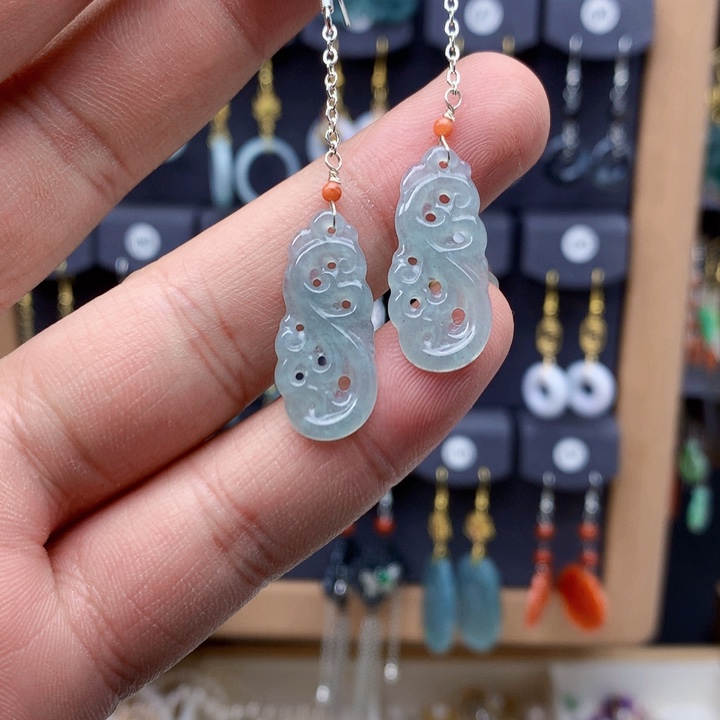 未镶嵌翡翠耳饰耳饰