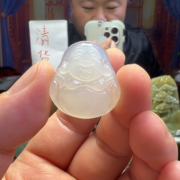 未镶嵌颈饰玛瑙/玉髓佛公