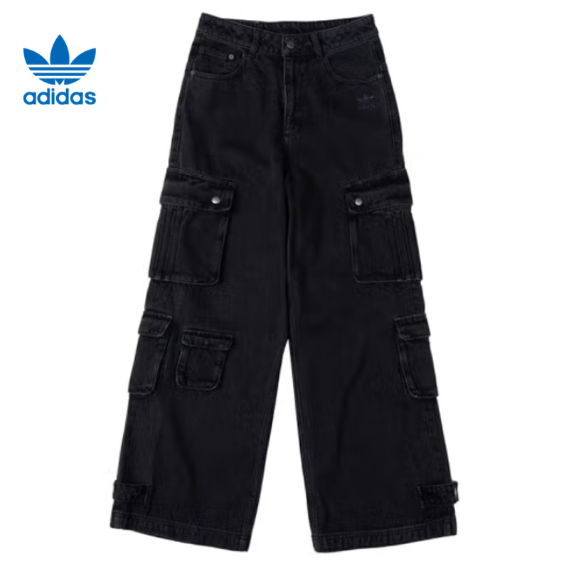 大adidas阿迪达斯三叶草男子运动休闲长裤裤子JY0203