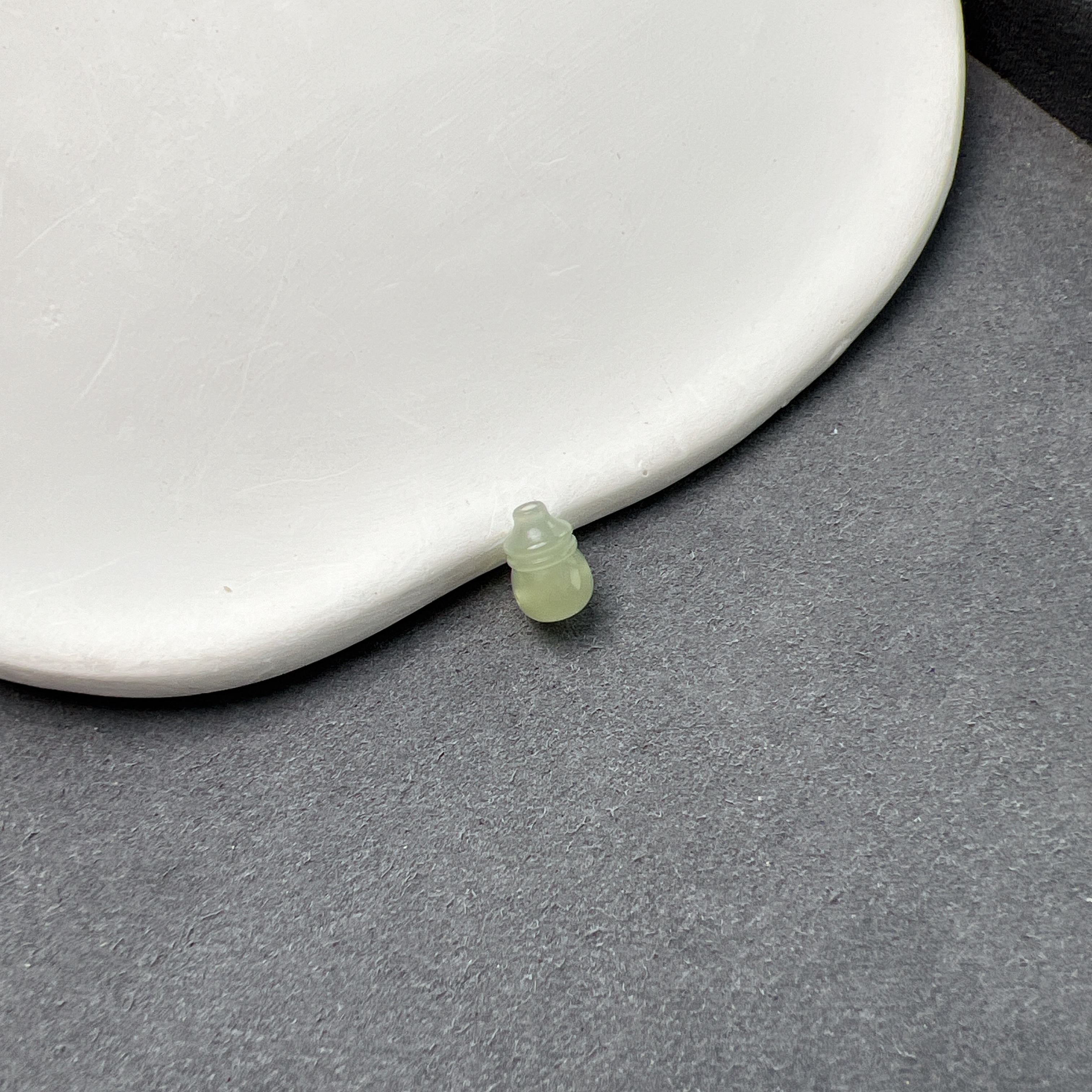 和田玉晴水三通配件8mm 多样性发一