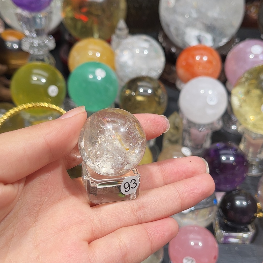 肉***丸珠宝半成品未镶嵌水晶微瑕3.2