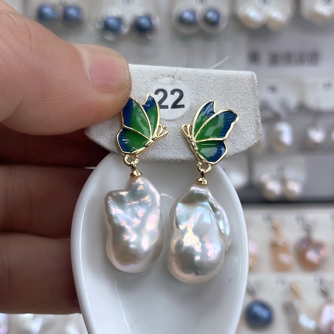 淡水珍珠颈饰银S925镶嵌