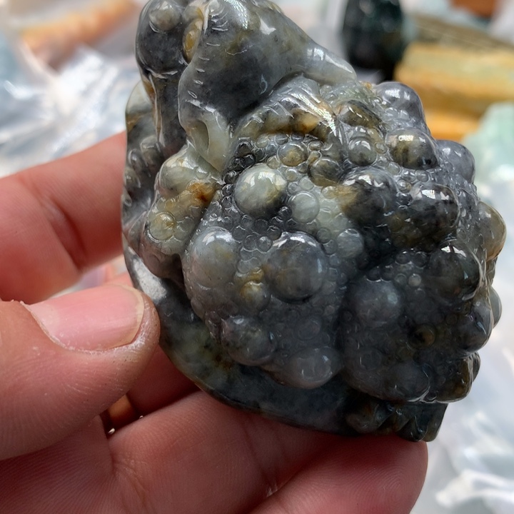 翡翠未镶嵌颈饰保真天然a货翡翠