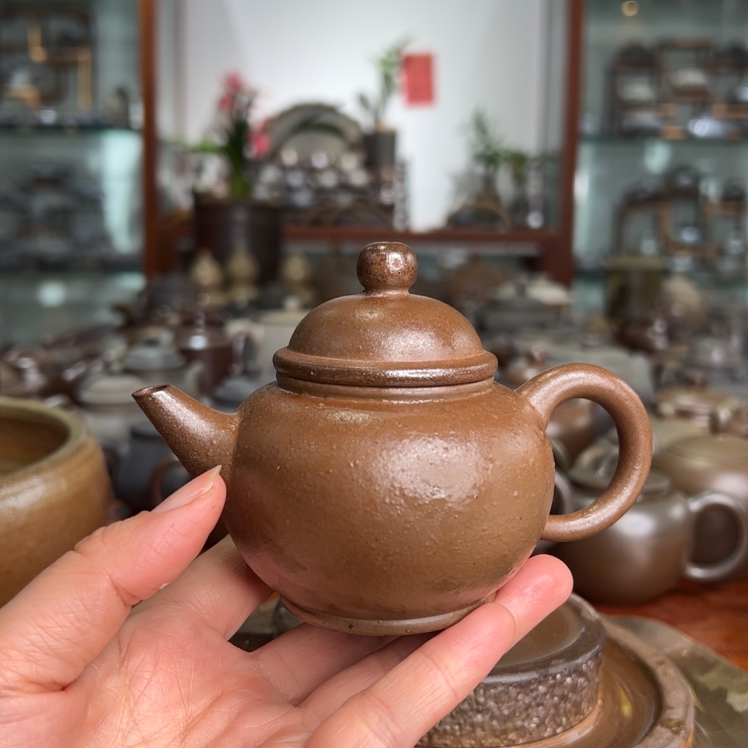 贵台龙窑柴烧茶壶A38岁**歌