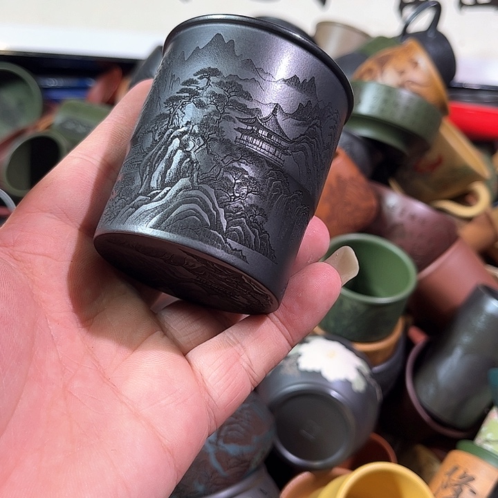 茶杯紫砂全手工紫砂主人被