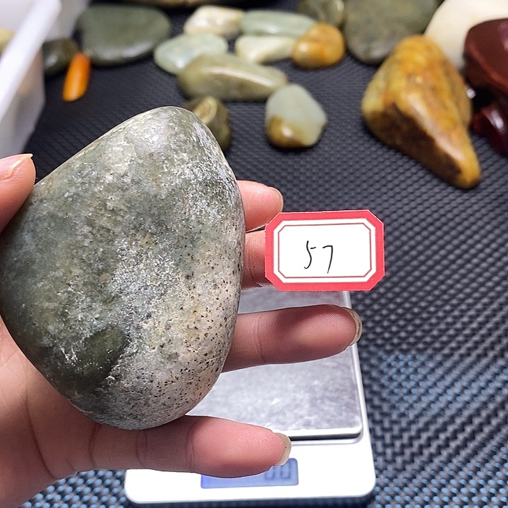 和田玉未镶嵌挂件57