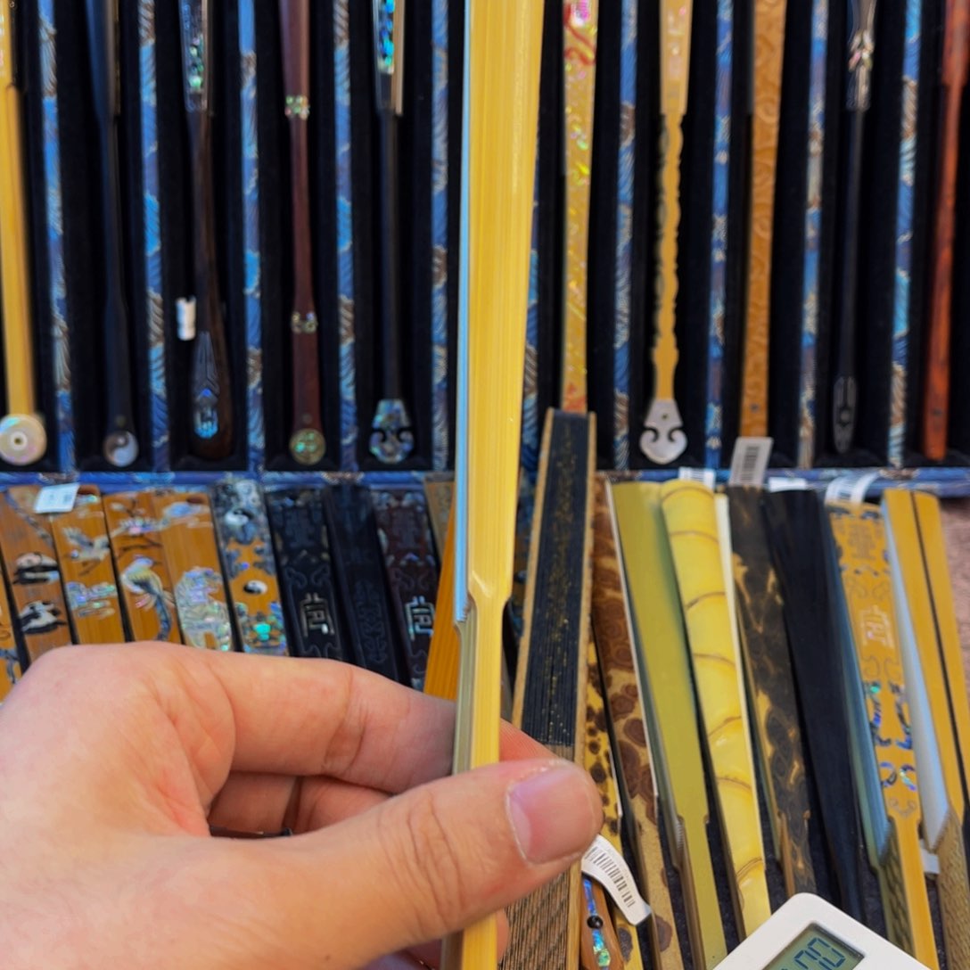 扇子手工制作文玩精品