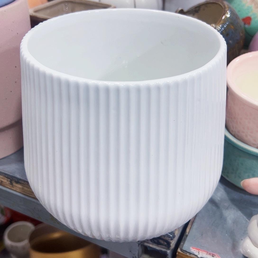 有孔，外贸尾单陶瓷花盆凑单10米包邮瑕疵
