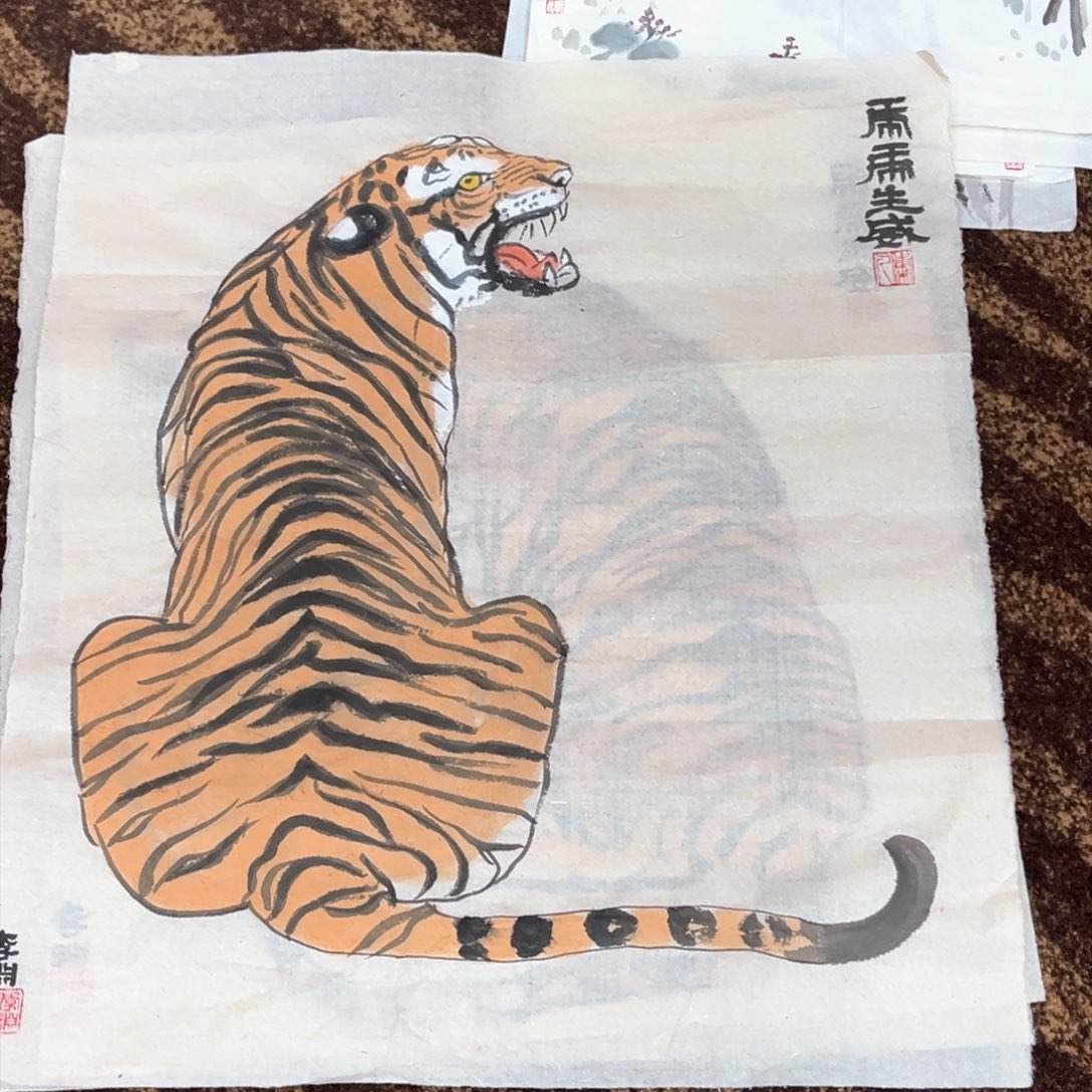 国画李渊老师四尺斗方