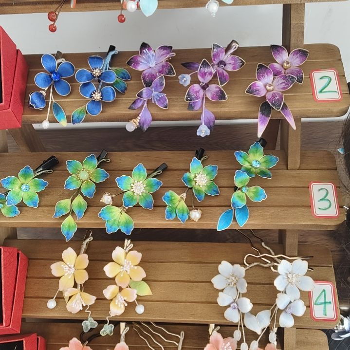 非金属掐丝绒花69两支任选