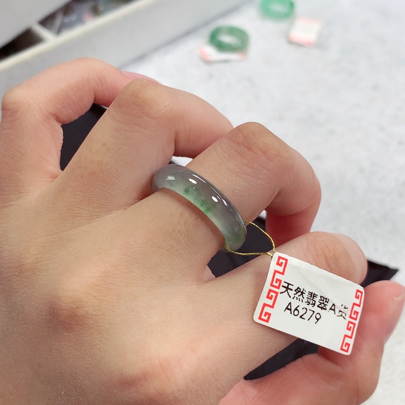 【闪购商品】未镶嵌戒指翡翠15号