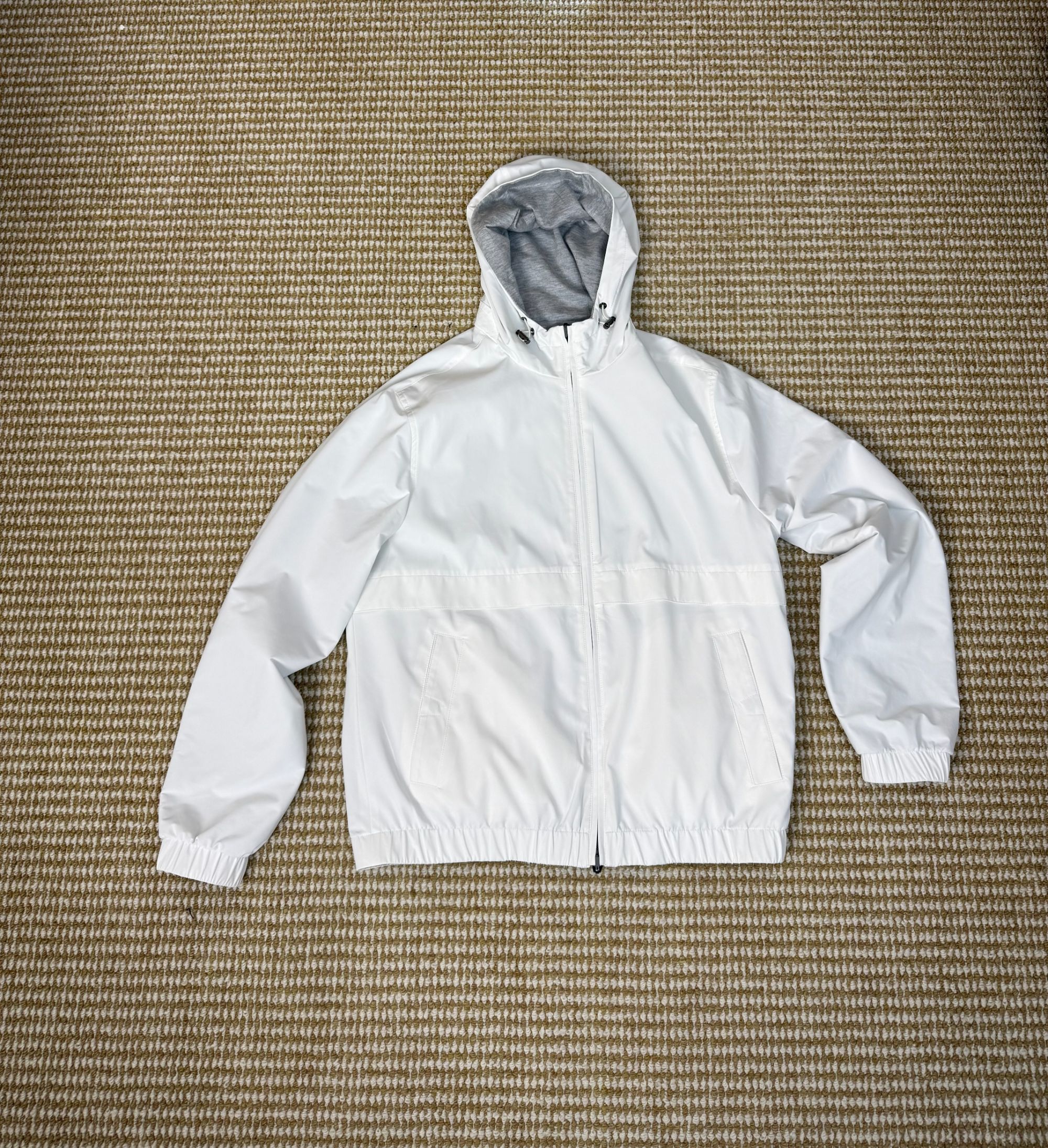 高级男装 秋冬新品25s男士双面穿山羊绒混纺面料夹克外套