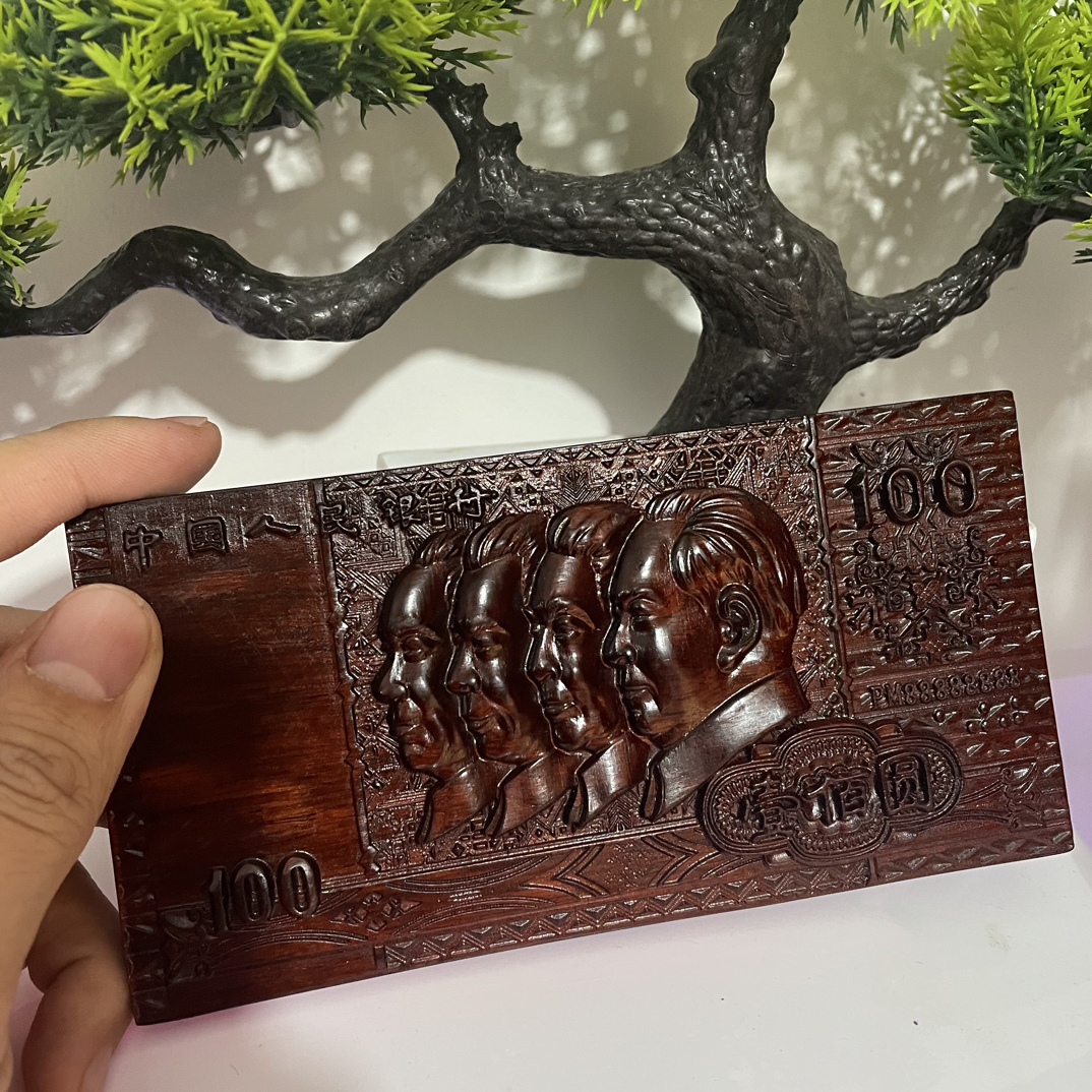 紫檀沉水老料雕刻老版摆件28